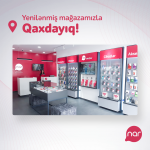 Nar introduced renewed store in Gakh (PHOTO)