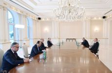 Президент Ильхам Алиев принял председателя Совета высшего образования Турции (ФОТО/ВИДЕО)
