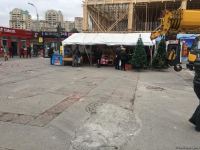 В Баку устанавливаются палатки для предновогодней торговли (ФОТО) - Gallery Thumbnail