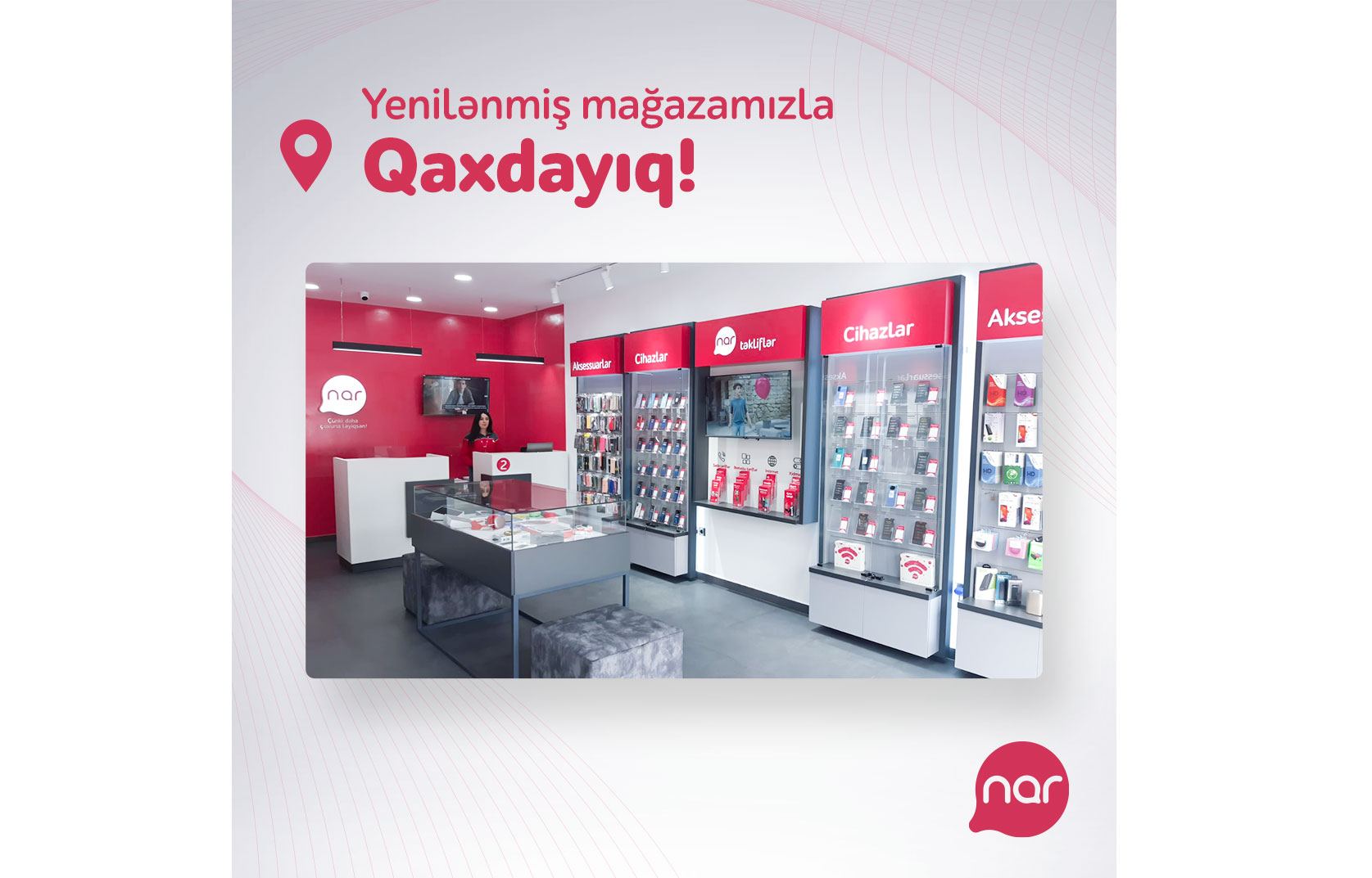 Nar introduced renewed store in Gakh (PHOTO)
