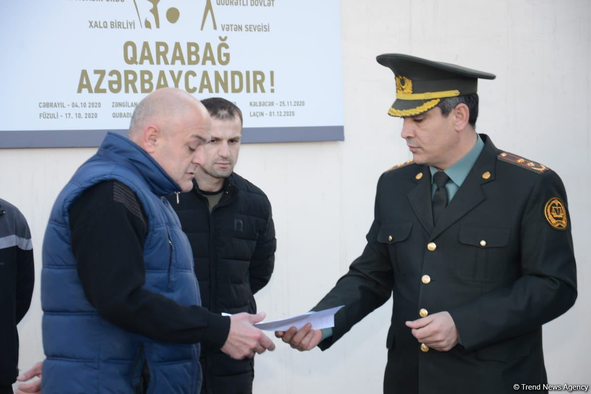 В рамках акта об амнистии из исправительного учреждения №15 освобождены 7 человек - минюст Азербайджана (ФОТО) - Gallery Image
