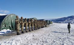 Komando hərbi hissəsində taktiki təlim keçirilib (FOTO/VİDEO)