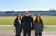 President Ilham Aliyev and First Lady Mehriban Aliyeva view conditions created at Guba Olympic Sports Complex (PHOTO/VIDEO) - Gallery Thumbnail