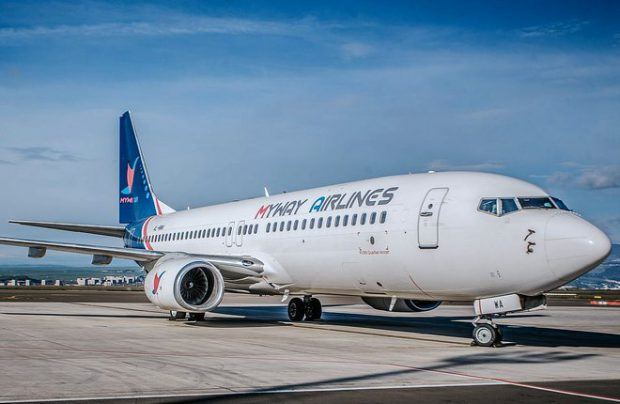 Агентство гражданской авиации Грузии отзывает лицензию у Myway Airlines