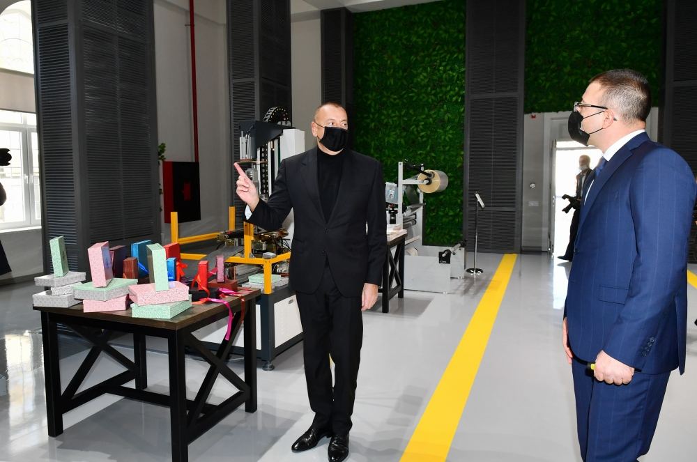 President Ilham Aliyev, First Lady Mehriban Aliyeva attend opening of Guba Abad Factory enterprise (PHOTO/VIDEO)