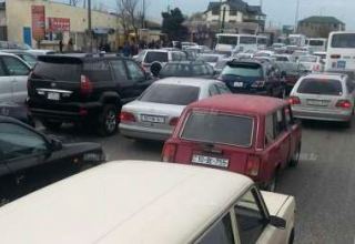 Дорожная полиция об ограничении движения на дороге Забрат-Кюрдаханы-Пиршаги в Баку