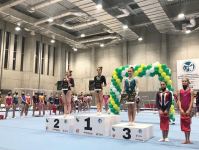 Азербайджанская гимнастка заняла первое место на международных соревнованиях в Польше (ФОТО) - Gallery Thumbnail