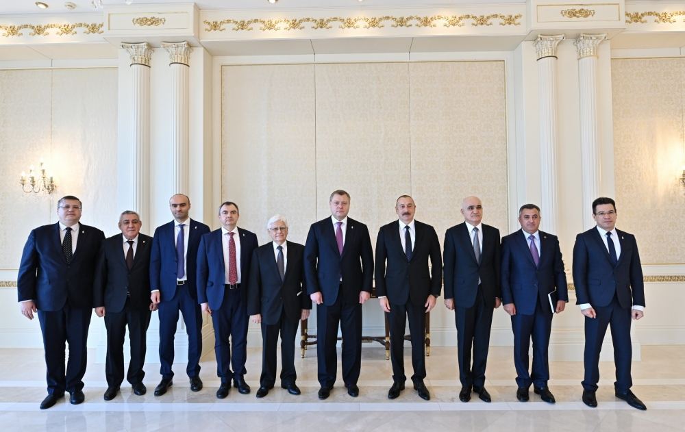 Президент Ильхам Алиев принял делегацию во главе с губернатором Астраханской области России (ФОТО/ВИДЕО)