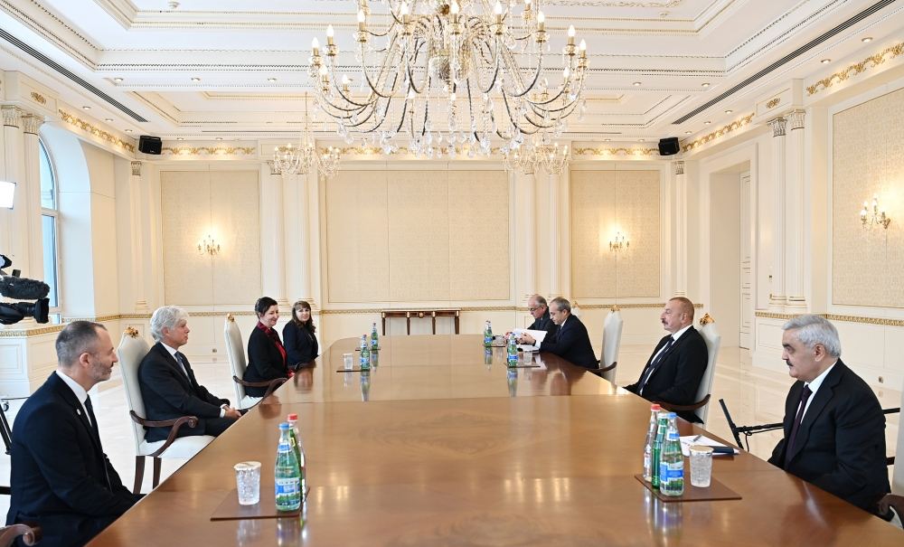 President Ilham Aliyev receives President for Exploration and Production of TotalEnergies (VIDEO)
