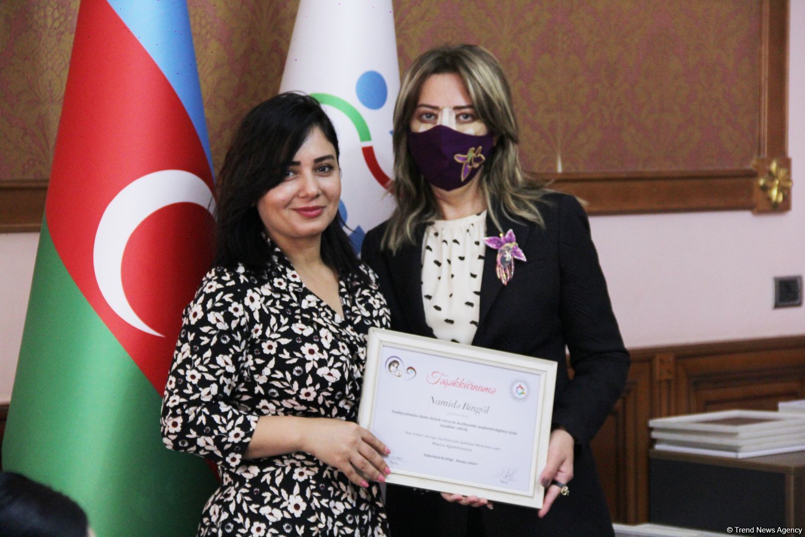 Организация из Нидерландов отметила деятелей культуры Азербайджана за вклад в поддержку диаспорской  деятельности (ФОТО)