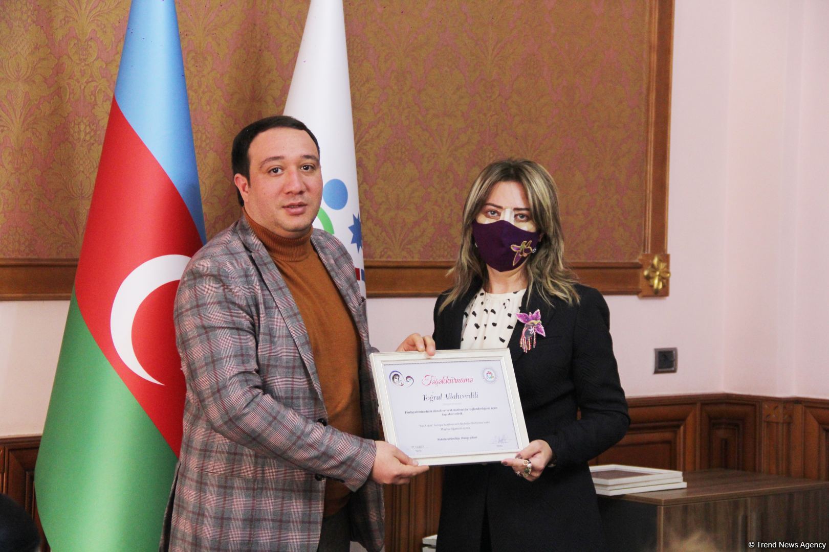 Организация из Нидерландов отметила деятелей культуры Азербайджана за вклад в поддержку диаспорской  деятельности (ФОТО) - Gallery Image