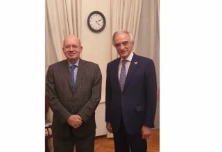 Azerbaijani, French ambassadors discuss results of Sochi meeting in Russia