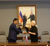 Business centers of Azerbaijan, Russia’s Astrakhan sign memorandum of co-op (PHOTO) - Gallery Thumbnail