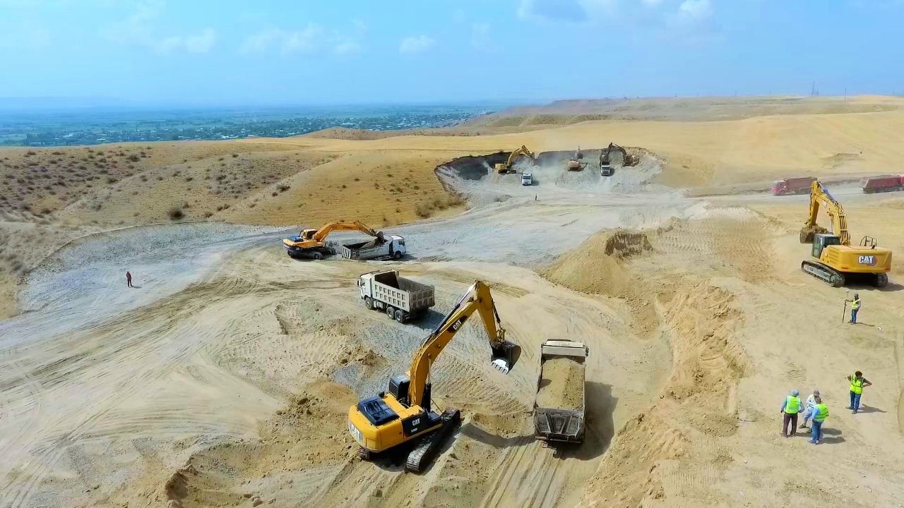 Azerbaijan launches construction of tunnels on Horadiz-Jabrayil-Zangilan-Aghband highway (PHOTO) - Gallery Image