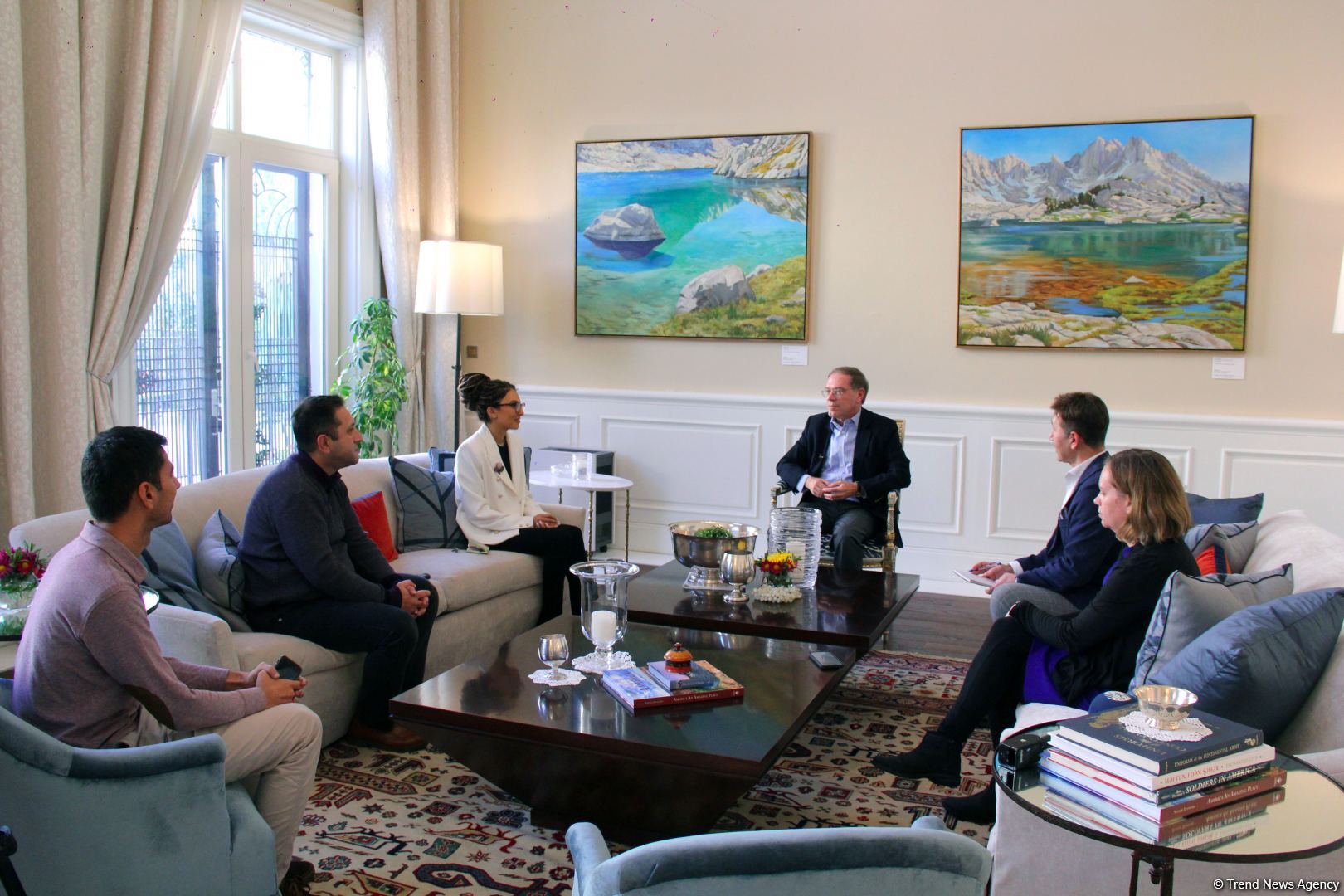 In the world of arts: report from evening at residence of US Ambassador to Azerbaijan (Exclusive, PHOTO)