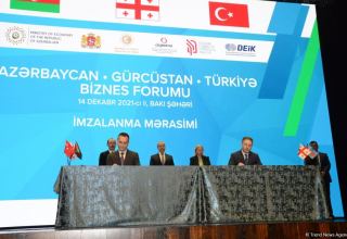 Azerbaijan, Georgia, Turkey sign memorandums, agreements in Baku (PHOTO)