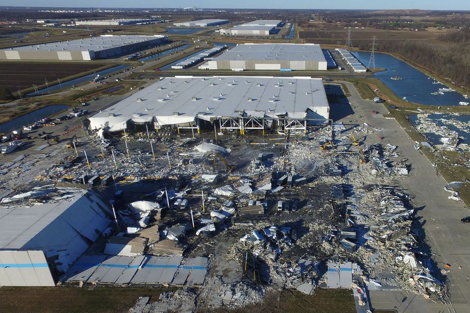 Investigation opened into Amazon warehouse collapse in Illinois