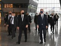 Brüsseldə Azərbaycan Prezidenti İlham Əliyev ilə NATO-nun Baş katibi Yens Stoltenberq arasında görüş olub (FOTO/VİDEO) (YENİLƏNİB)