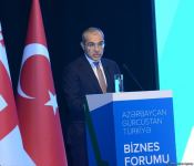 Azerbaijan-Turkey-Georgian business forum kicks off in Baku (PHOTO)