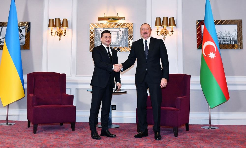 Prezident İlham Əliyev Brüsseldə Ukrayna Prezidenti Volodimir Zelenski ilə görüşüb (FOTO/VİDEO) (YENİLƏNİB)