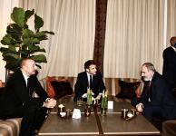 President of Azerbaijan and Prime Minister of Armenia held informal meeting on initiative of French President in Brussels (PHOTO/VIDEO)