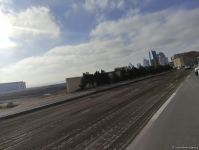 На крупном проспекте в Баку идут ремонтные работы (ФОТО)