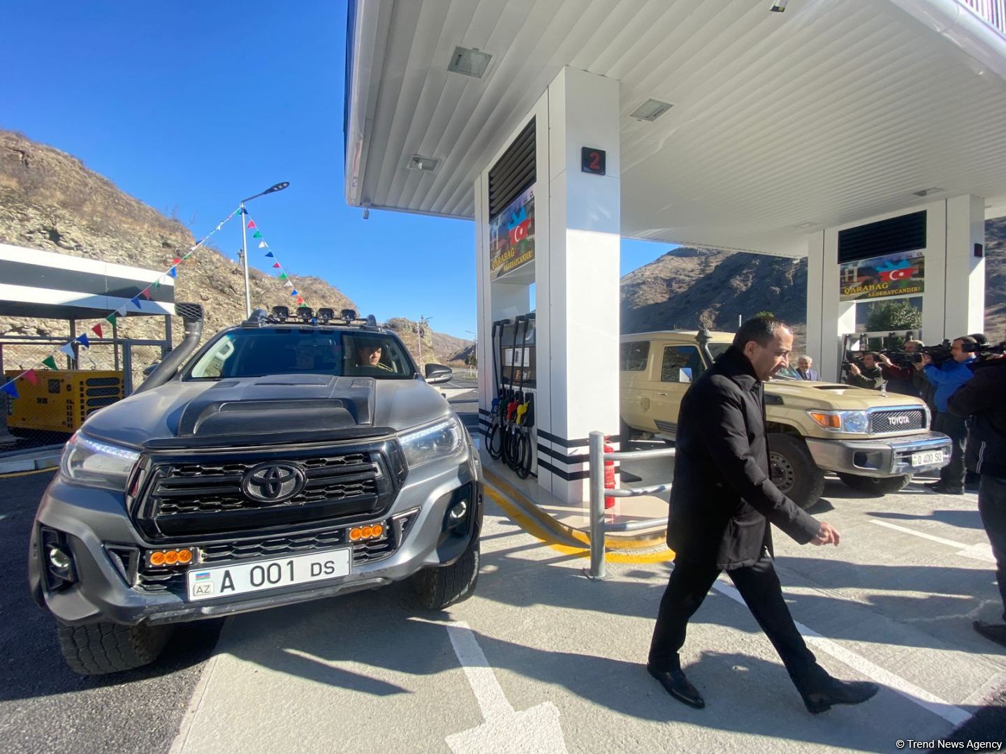 Azerbaijan opens first gas station on Goris-Gafan road (PHOTO)