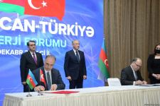 Azərbaycan-Türkiyə Enerji Forumu çərçivəsində 6 sənəd imzalanıb (FOTO)