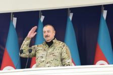 President Ilham Aliyev, First Lady Mehriban Aliyeva attend opening of military unit in Hadrut settlement (PHOTO/VIDEO)