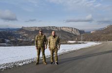 President Ilham Aliyev, First Lady Mehriban Aliyeva and family members visit Shusha (PHOTO/VIDEO)