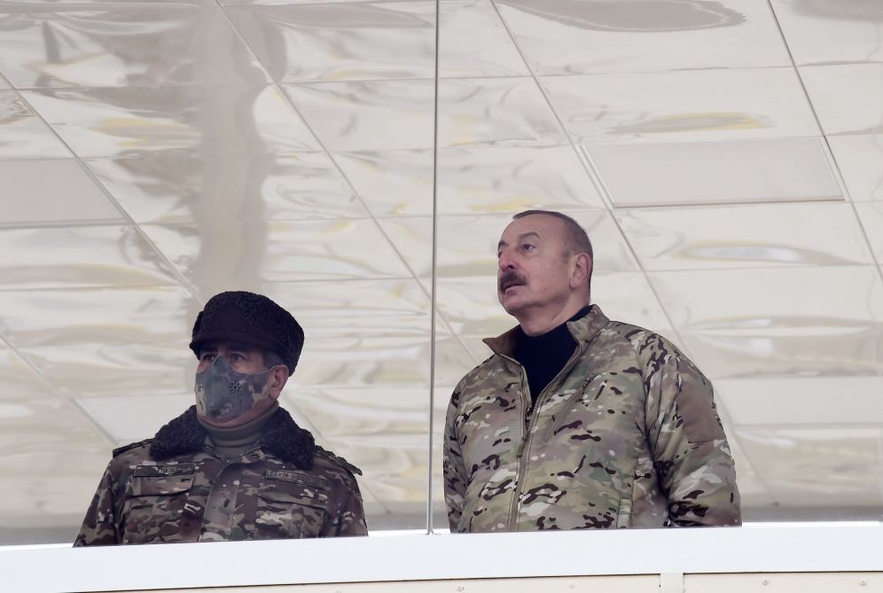 President Ilham Aliyev, First Lady Mehriban Aliyeva attend opening of military unit in Hadrut settlement (PHOTO/VIDEO)