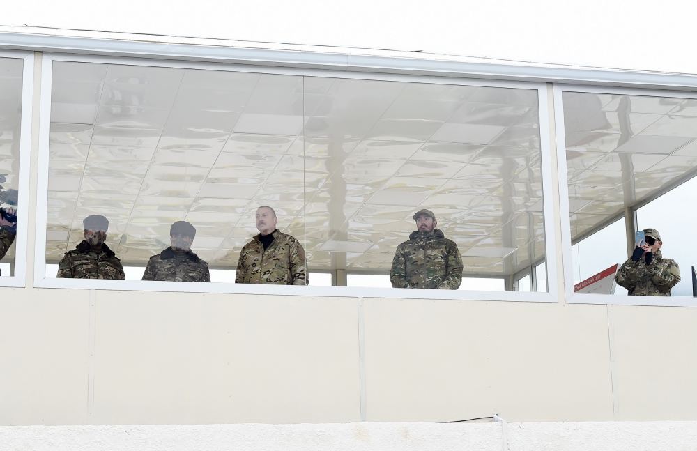 President Ilham Aliyev, First Lady Mehriban Aliyeva attend opening of military unit in Hadrut settlement (PHOTO/VIDEO)