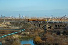 Началось движение поездов на реконструированном участке ж/д Сумгайыт-Ялама (ФОТО)