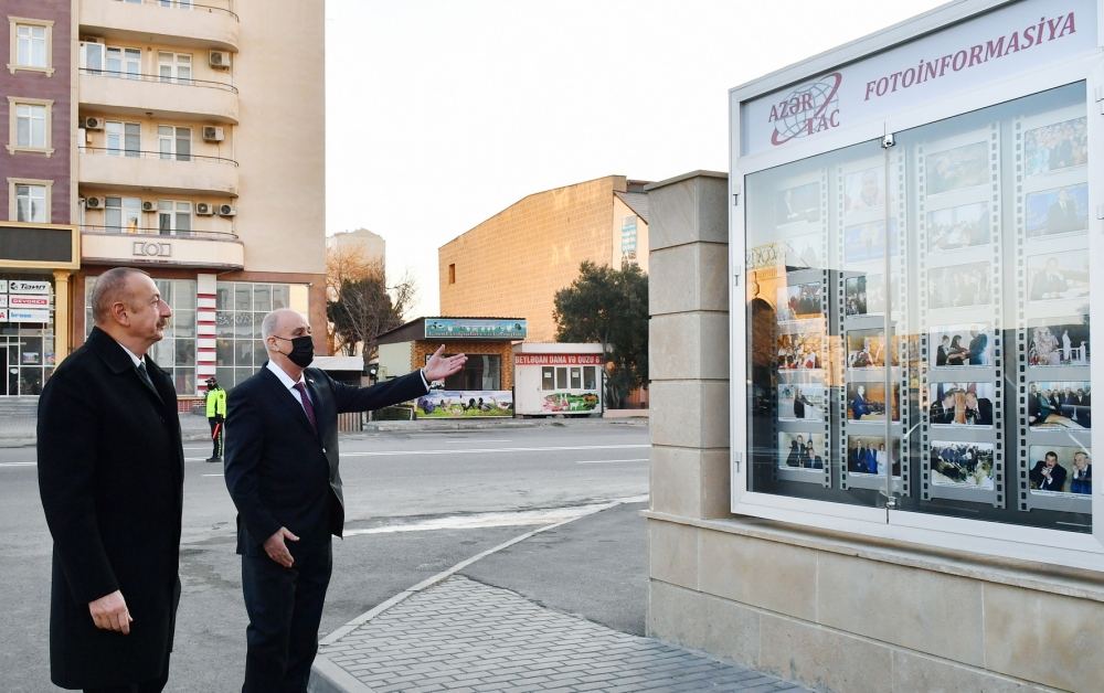 Prezident İlham Əliyev AZƏRTAC-ın yeni binası ilə tanış olub (FOTO/VİDEO) (YENİLƏNİB) - Gallery Image
