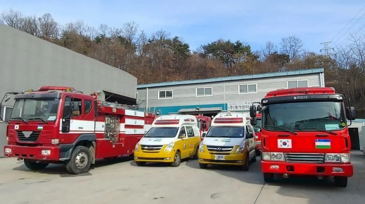 South Korea donates firefighting and medical equipment to Uzbekistan