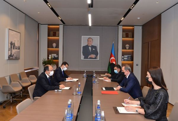 Azerbaijani FM meets with Turkish Ambassador (PHOTO)