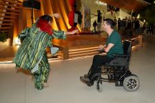 При поддержке Фонда Гейдара Алиева лица с ограниченными возможностями здоровья выступили на Expo 2020 Dubai (ФОТО)