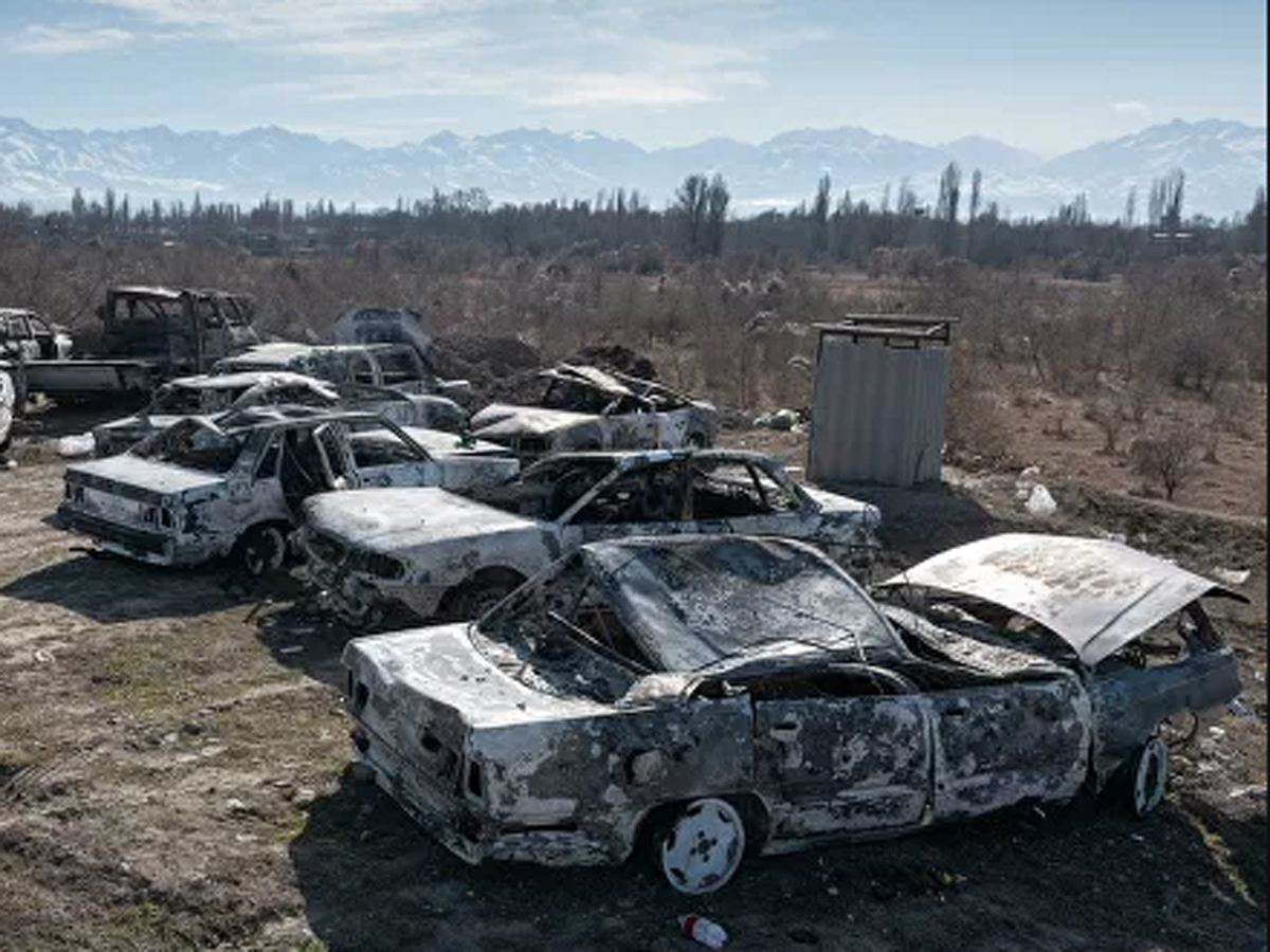 Названо количество поврежденных и угнанных авто во время массовых беспорядков в Алматы