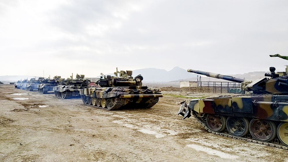 Azerbaijani army holds exercises within combat training plans (PHOTO/VIDEO)