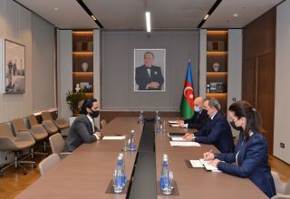 Azerbaijani FM discusses co-op issues with Saudi Arabian ambassador (PHOTO)