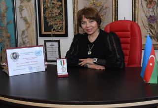 ООН удостоила Сугру Багирзаде медали Леонардо да Винчи (ФОТО)