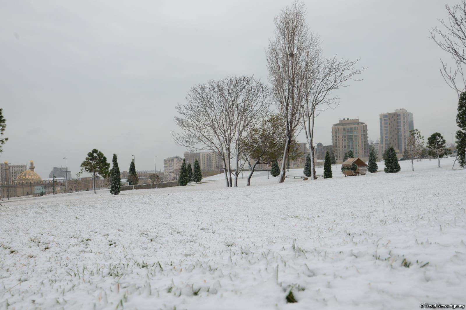 Qarlı Bakıdan FOTOREPORTAJ