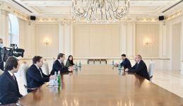 President Ilham Aliyev receives delegation led by Chief Executive Officer of American Jewish Committee (PHOTO/VIDEO) - Gallery Thumbnail