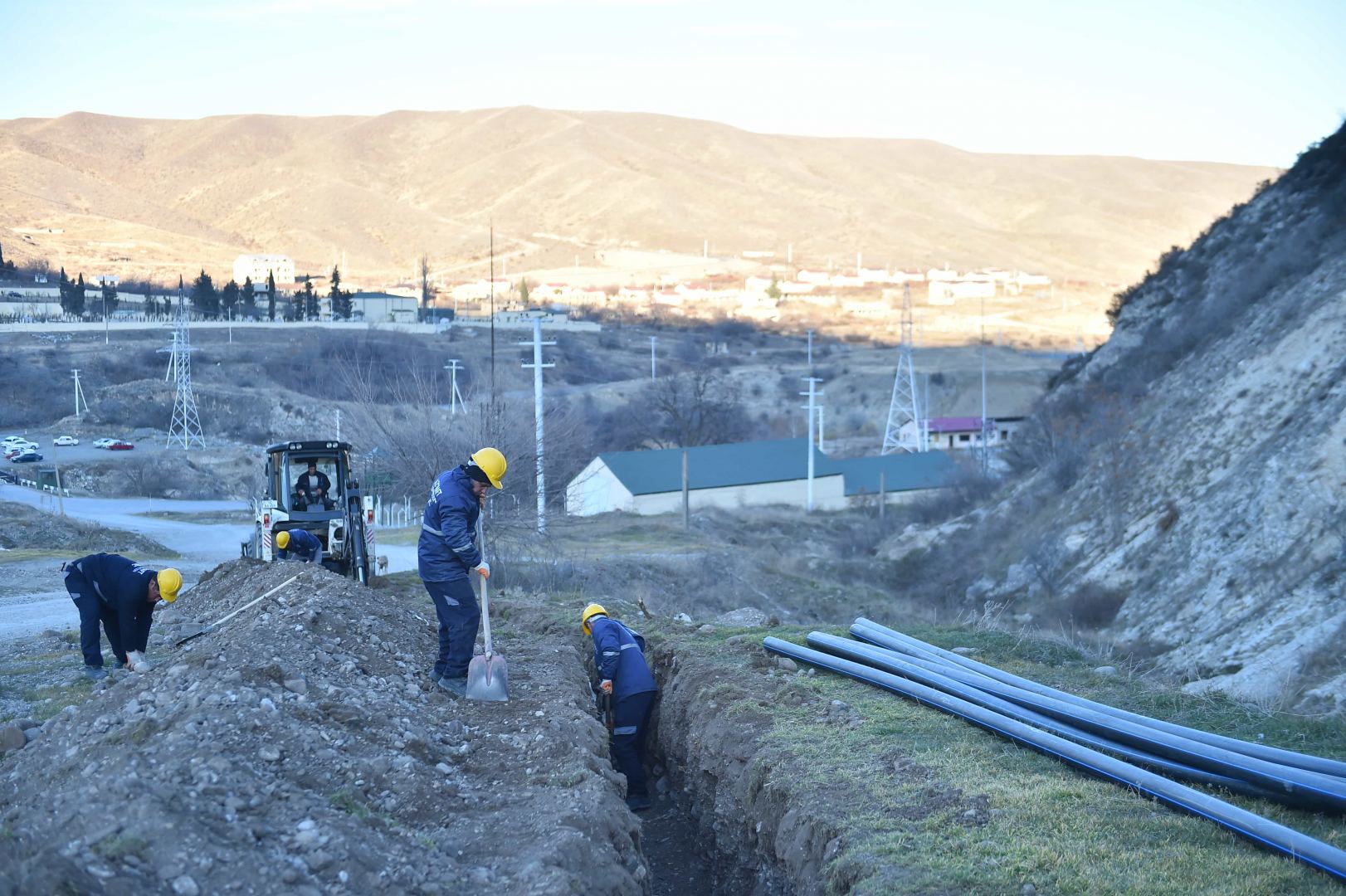 В Карабахе восстанавливается водоснабжение сел (ФОТО)