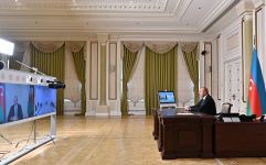 President Ilham Aliyev meets in video format with Speaker of Parliament of Montenegro Aleksa Bečić (PHOTO/VIDEO)