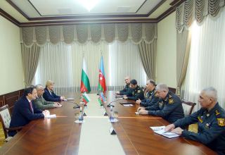 Начальник Генштаба ВС Азербайджана встретился с болгарской делегацией (ФОТО)