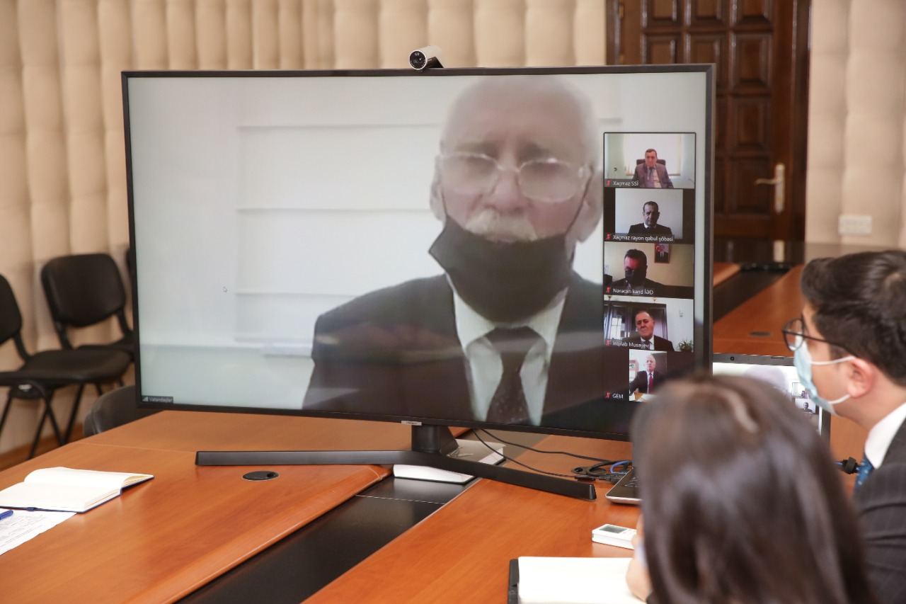 Xaçmaz Rayon İcra Hakimiyyətində vətəndaşların videoformatda qəbulu keçirilib (FOTO)