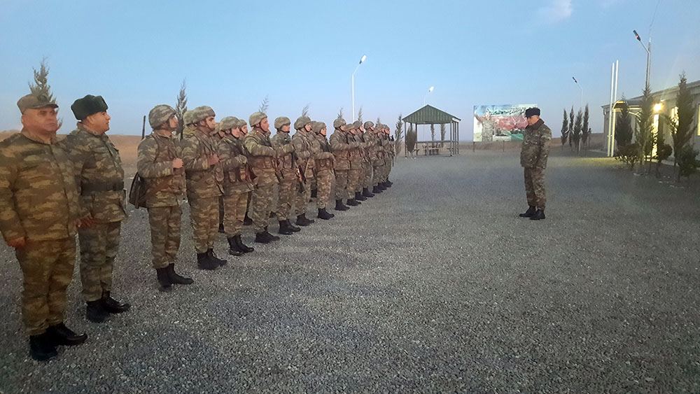 Проверена деятельность воинских частей Азербайджана, дислоцированных на освобожденных территориях (ФОТО)