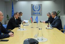 Azerbaijan's FM meets with head of IAEA in Vienna (PHOTO)