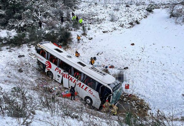 Intercity bus plunges into abyss in Turkey’s Istanbul city
